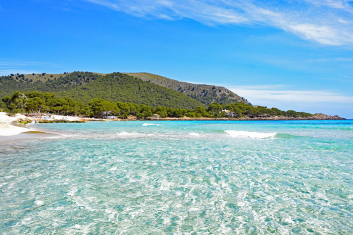 Klares Wasser findet man auch auf Mallorca