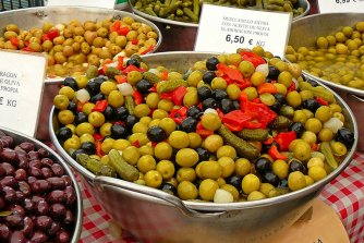 Oliven zum Verkaufen
